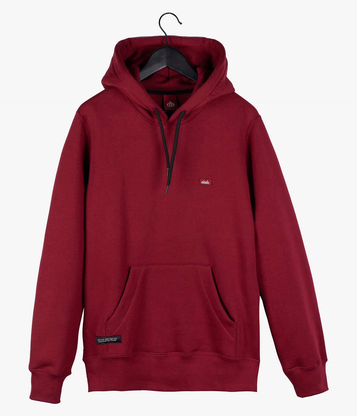 Mikina Elade Hoodie Patch Maroon vel. L