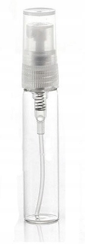 5 x BUTELKA / FIOLKA SZKLANA + ATOMIZER - 5 ML