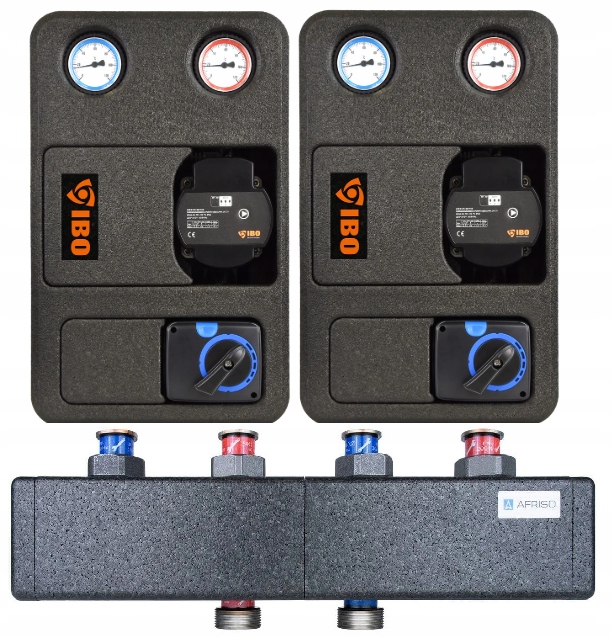 Afriso rozdeľovač 2 čerpacie skupiny Ibo Gp Pro 3D-S s čerpadlom Amg 25/60/180