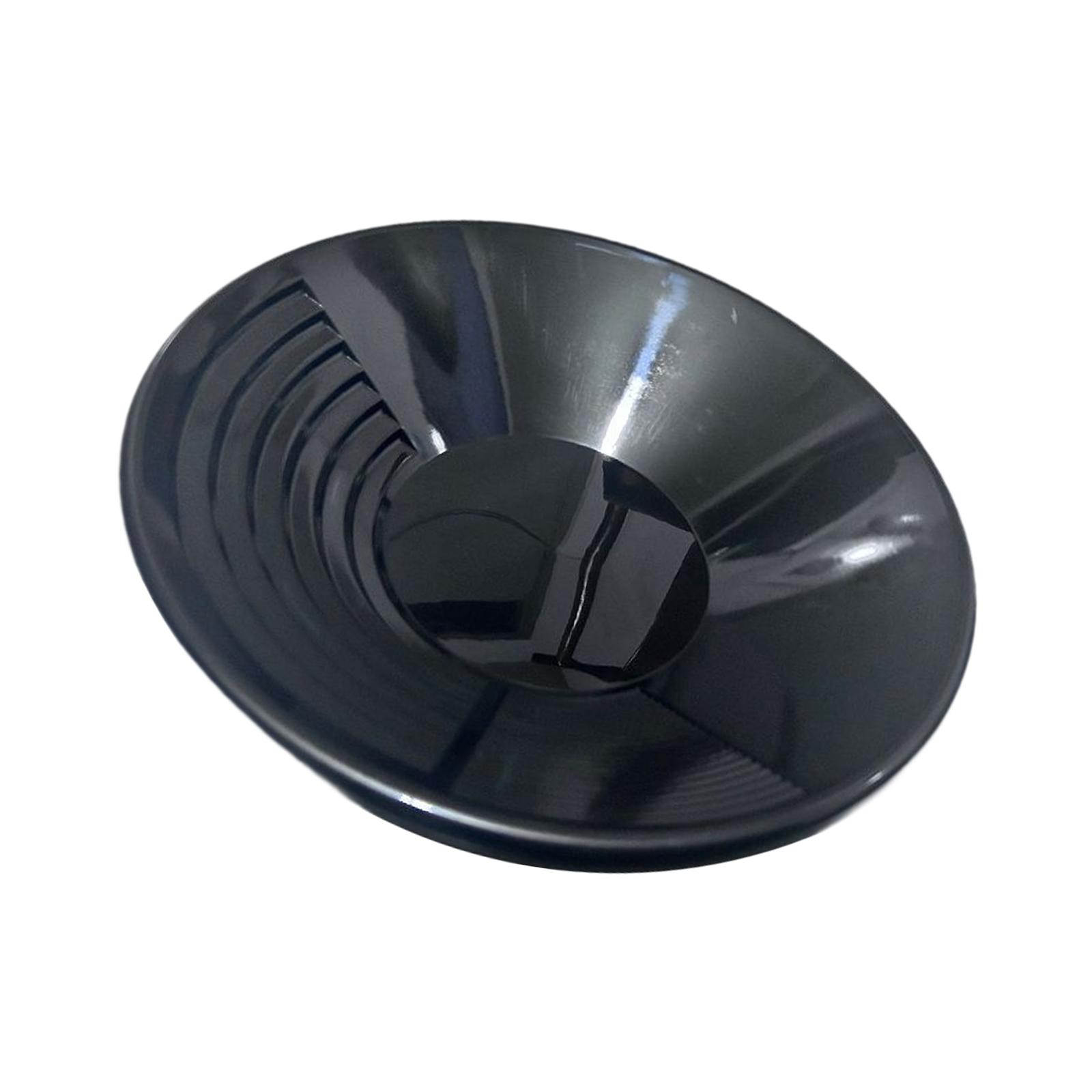 Gold Panning Pan Double Riffles Enthusiasts Inside Bends Surging Black