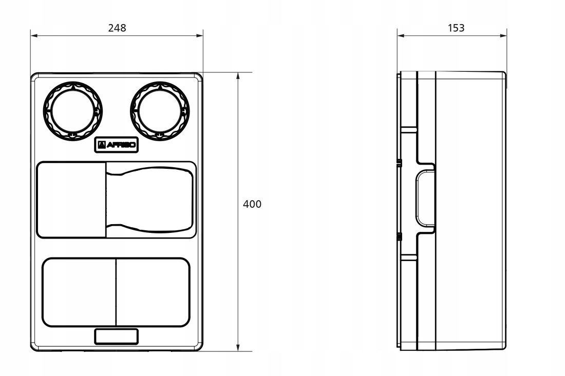 GRUPA POMPOWA PRIMOTHERM AFRISO K 180-1 BEZ POMPY Przyłącze wody (