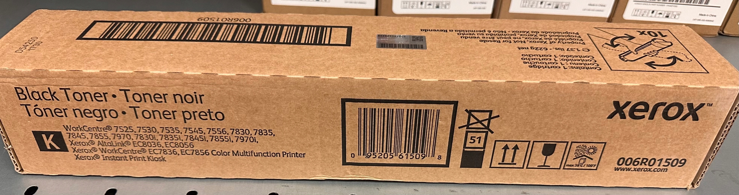 Toner Xerox WorkCentre 7855 Black 006R01517 Originál