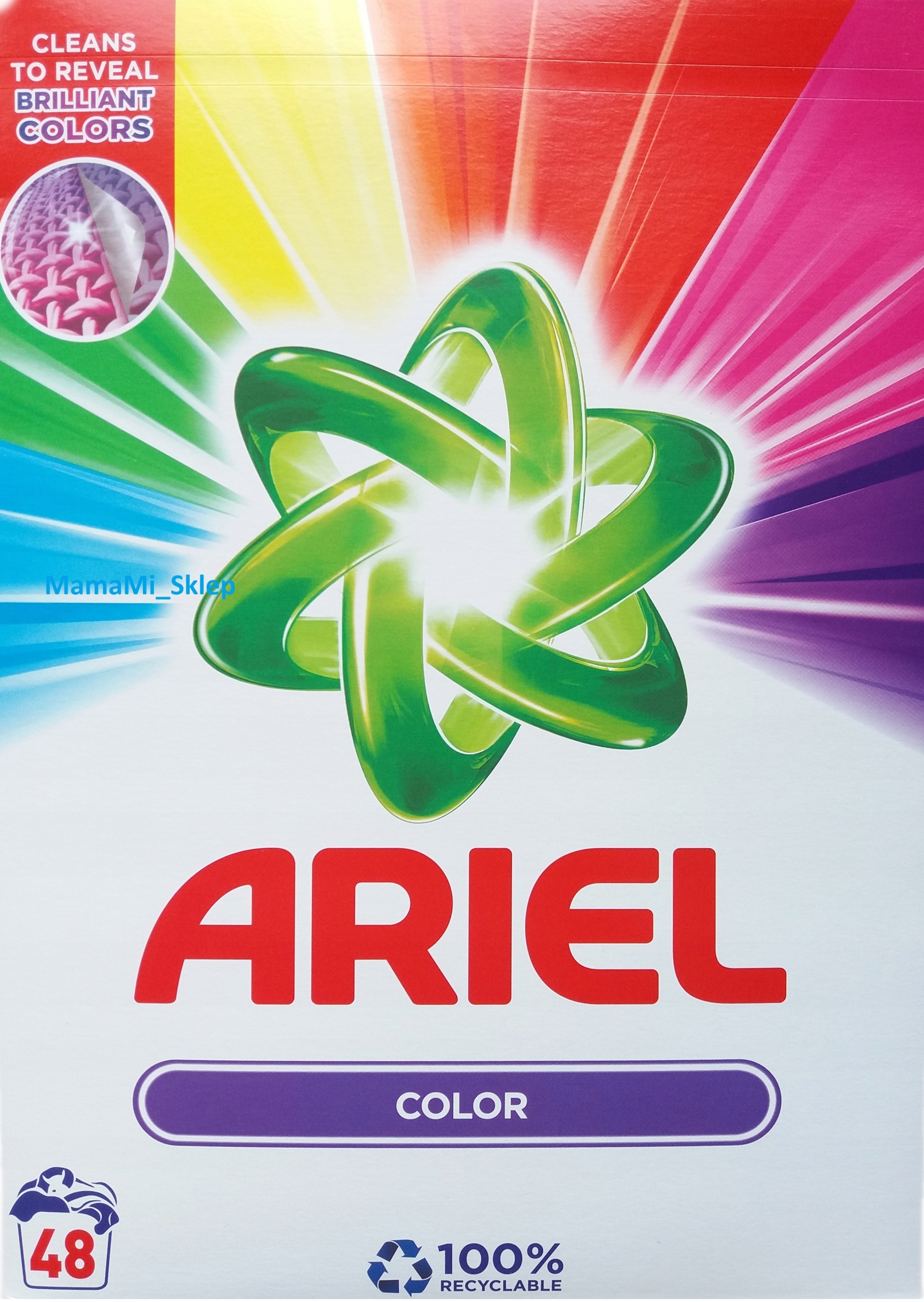 

Proszek do prania Ariel Color 3,6 kg 48 prań Big