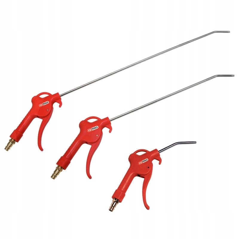 KS Tools Zestaw pistoletów do przedmuchiwania, 3 elementy, 95-500 mm