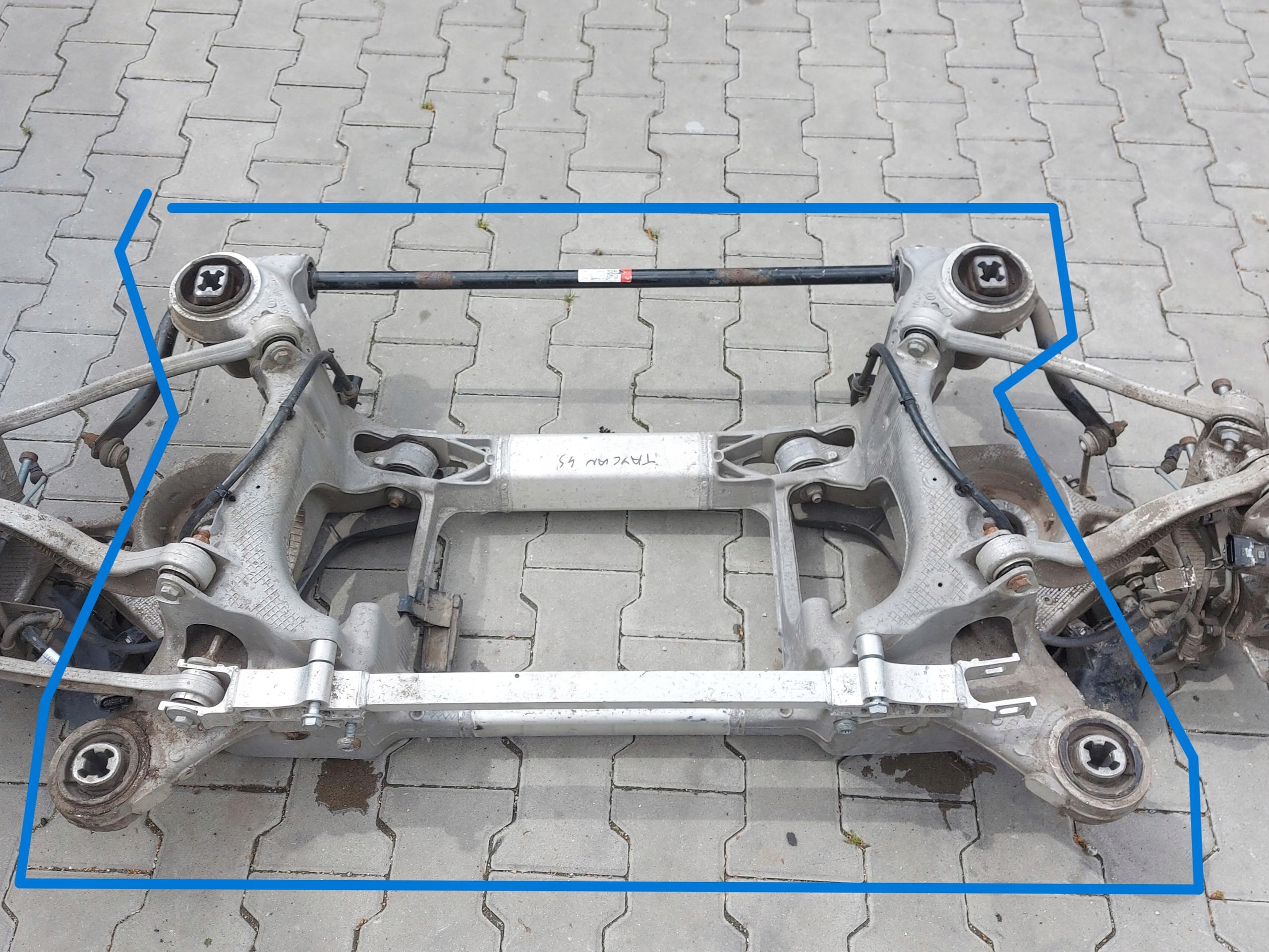 Porsche Taycan Cross Turismo sider subframe axle beam springing rear part kombi