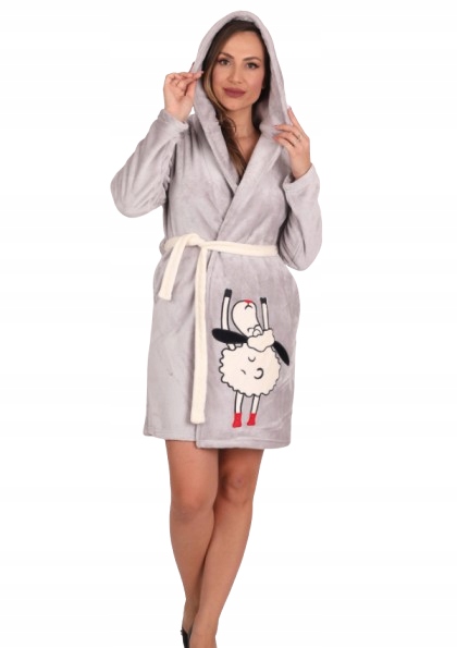 Vtipný Teplý A Měkký Šedý Župan, Sladká Ovečka