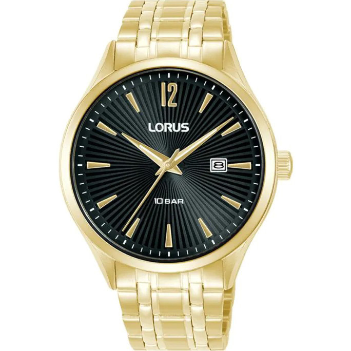 Pánské Hodinky Lorus RH994RX9 zlatý náramek