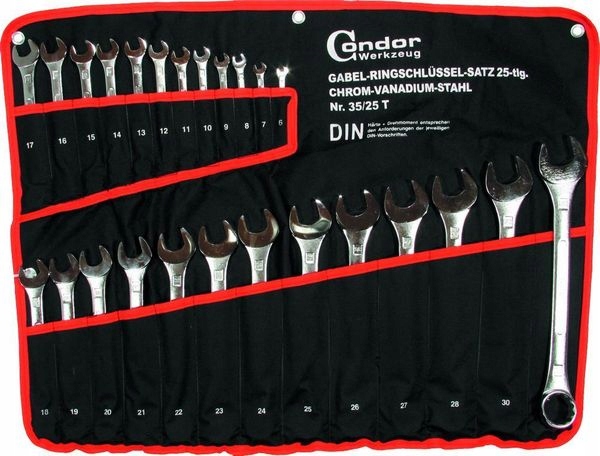 Condor Očkoploché Kľúče 6-32 MM, 25KS