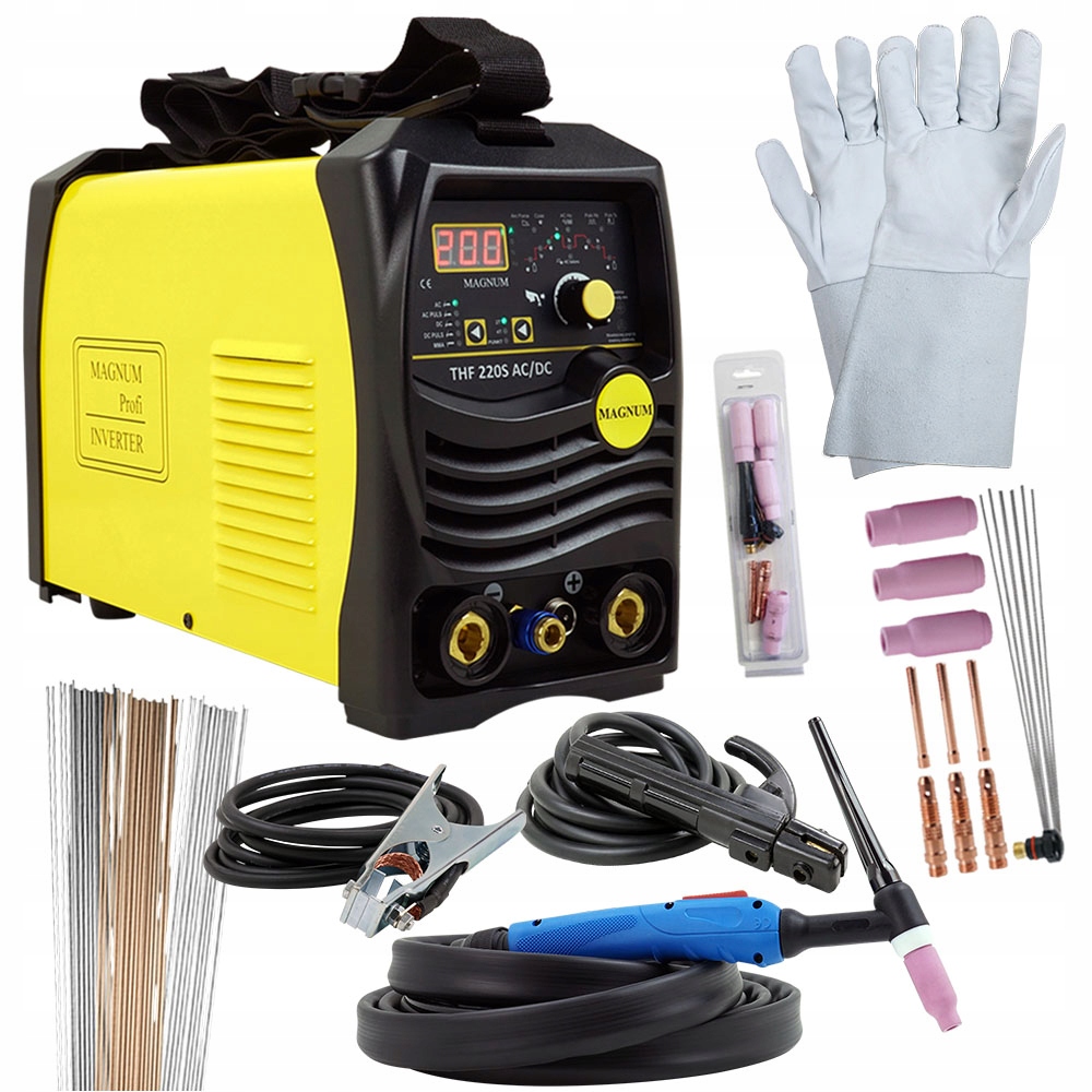 

Spawarka Magnum Tig Ac/dc Puls Hf 200A zestaw