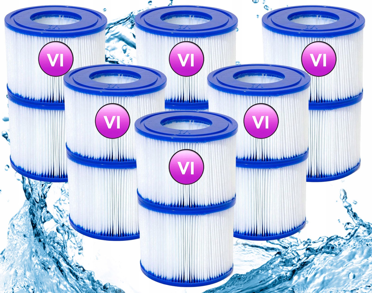 2x Filter Pre Bestway Lay-z-spa Čerpadlá Jacuzzi 60311 Vložka Typ VI