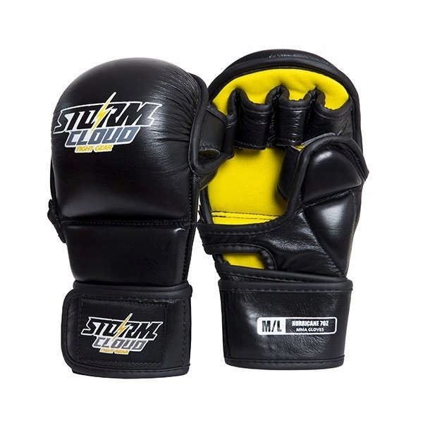 StormCloud Rękawice Mma Hurricane 2.0 Czarne 7oz L