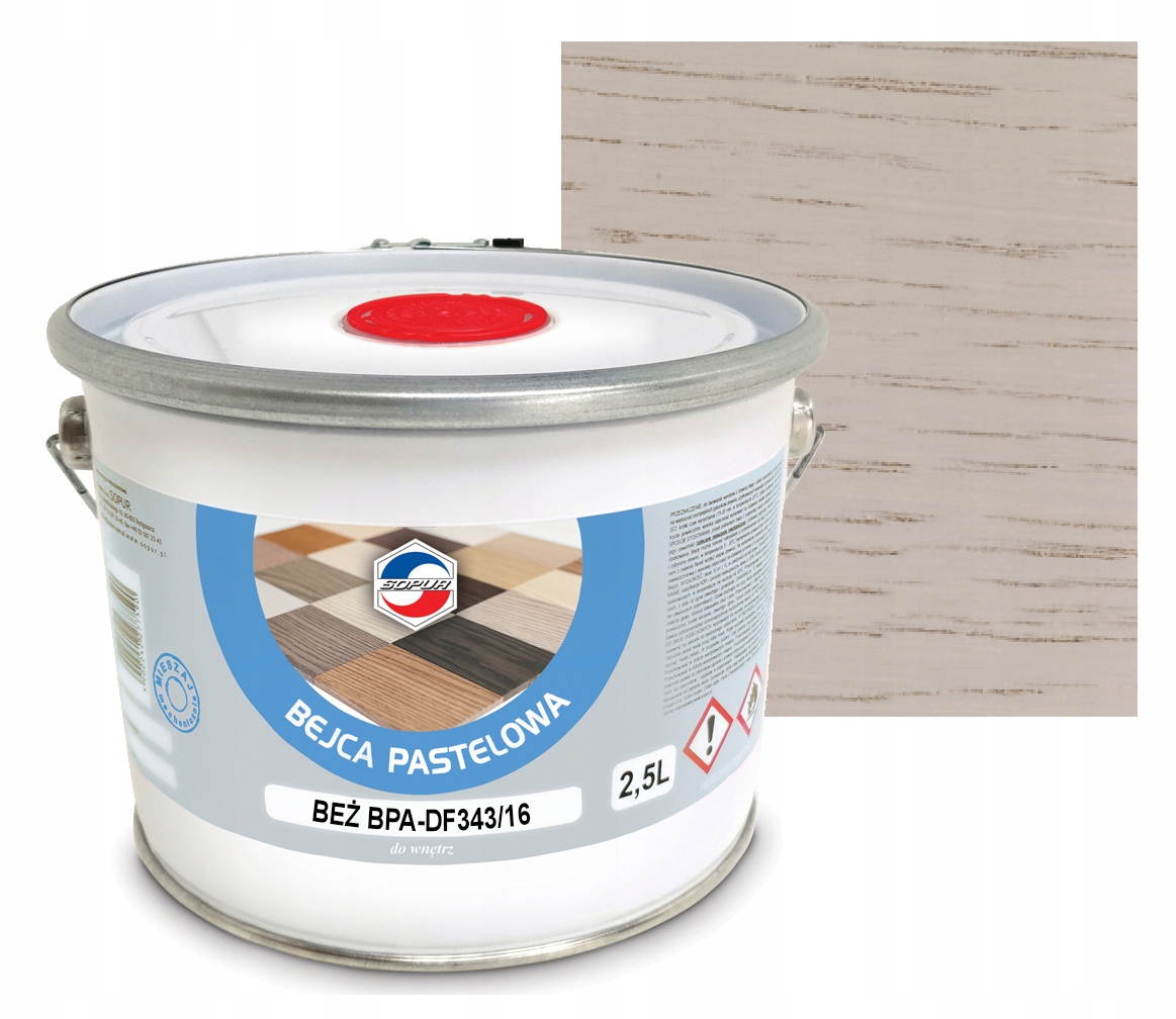 Bejca pastelowa Sopur BPA-DF343/16 beż 2,5L