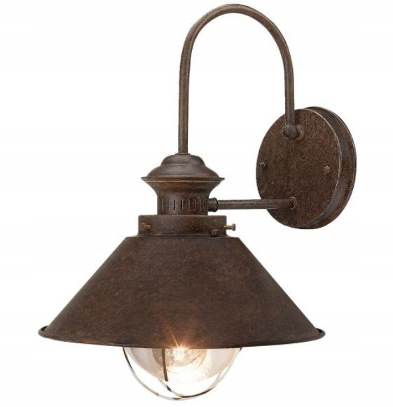 Lampa záhradná lampa Brown nástenné osvetlenie