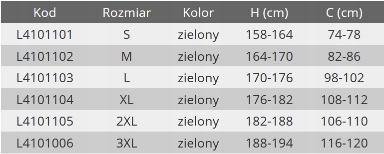 SPODNIE PRZECIWDESZCZOWE M MOCNE LEKKIE ZIELONE Marka Lahti Pro