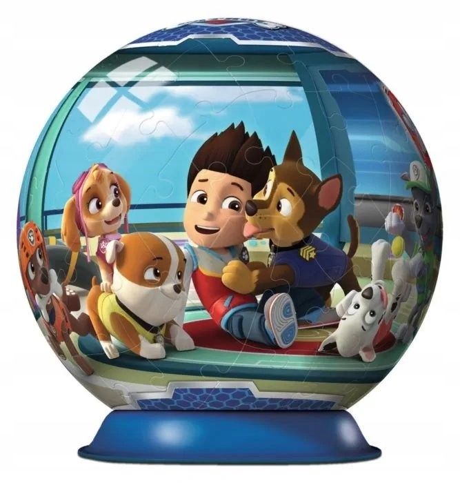 

Puzzle 3D kula Psi Patrol 72 elementy Kd