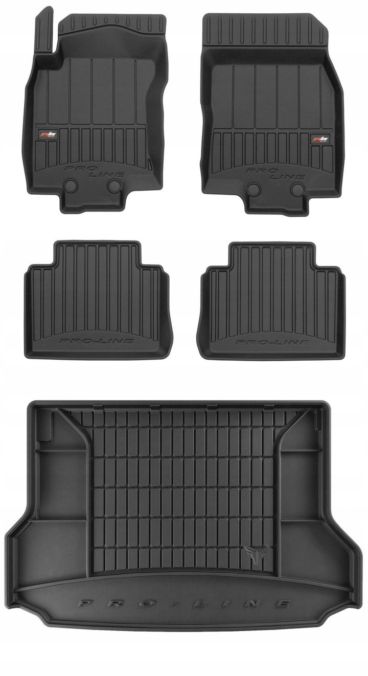 Set 3D gumové rohože Nissan X-Trail T32 2017-2021 5os g