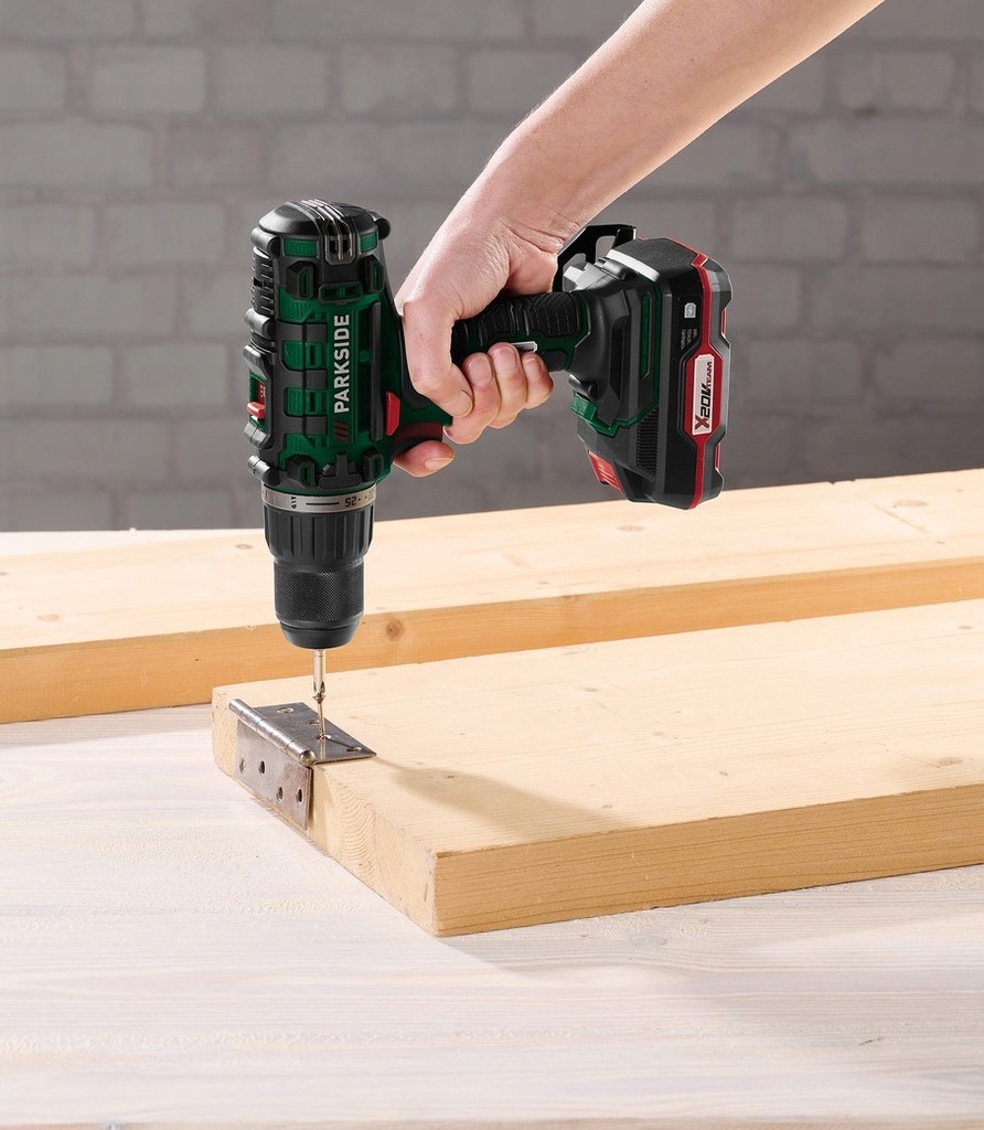 Дриль-шуруповерт PARKSIDE PABS 20-Li G8 + біт Тип акумулятора Li-Ion