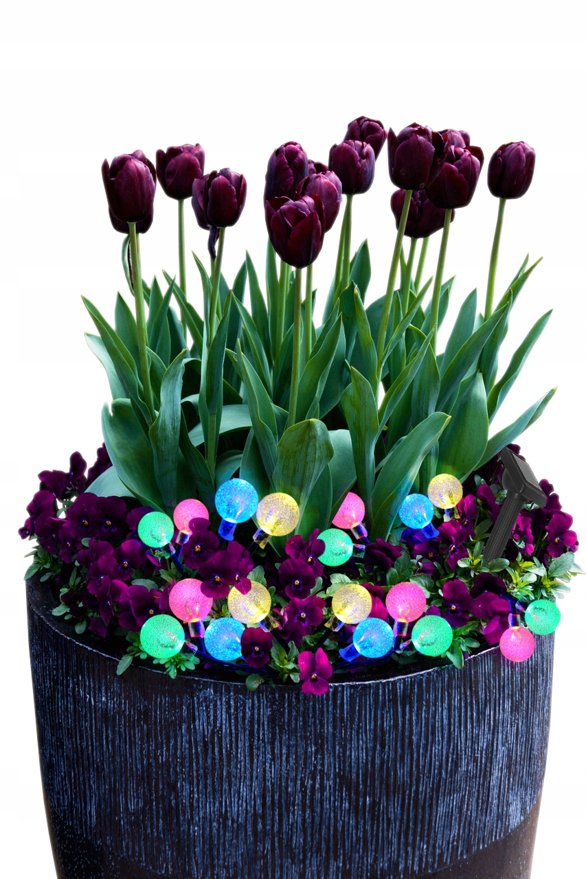 

Solarna Girlanda Ogrodowa 20 Led Kuleczki Kolorowe