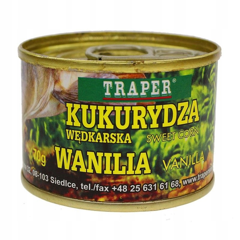Traper Kukurydza w puszce Wanilia 70g