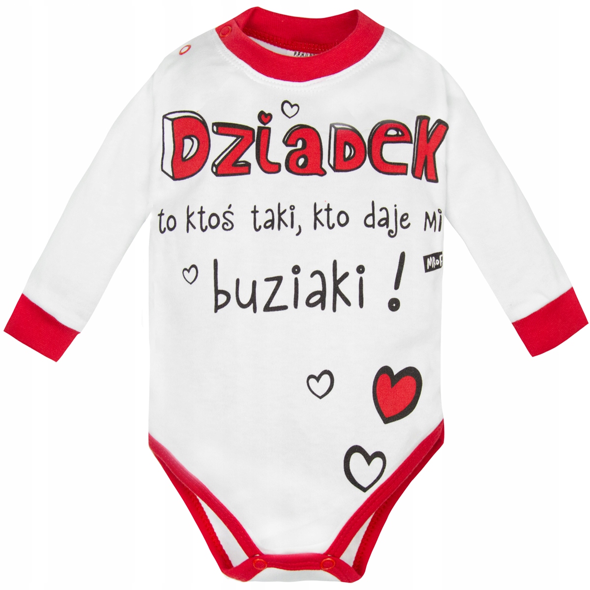 

Body Długi Rękaw z nadrukiem Dziadek 68 Mrofi