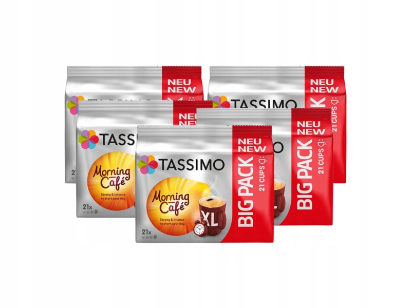 Kapsułki Tassimo Morning Cafe XL 5x 21szt
