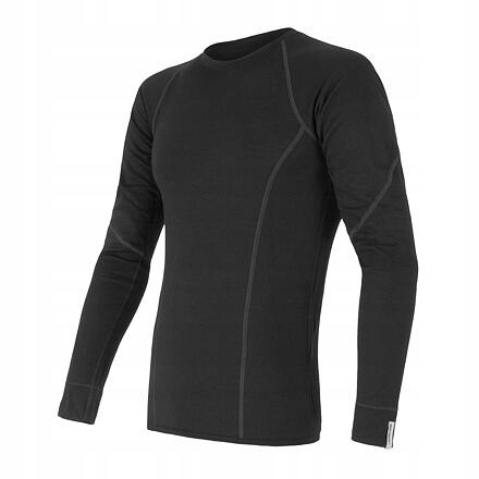 Sensor Merino Active pánské triko dl.rukáv černá velikost XXXL