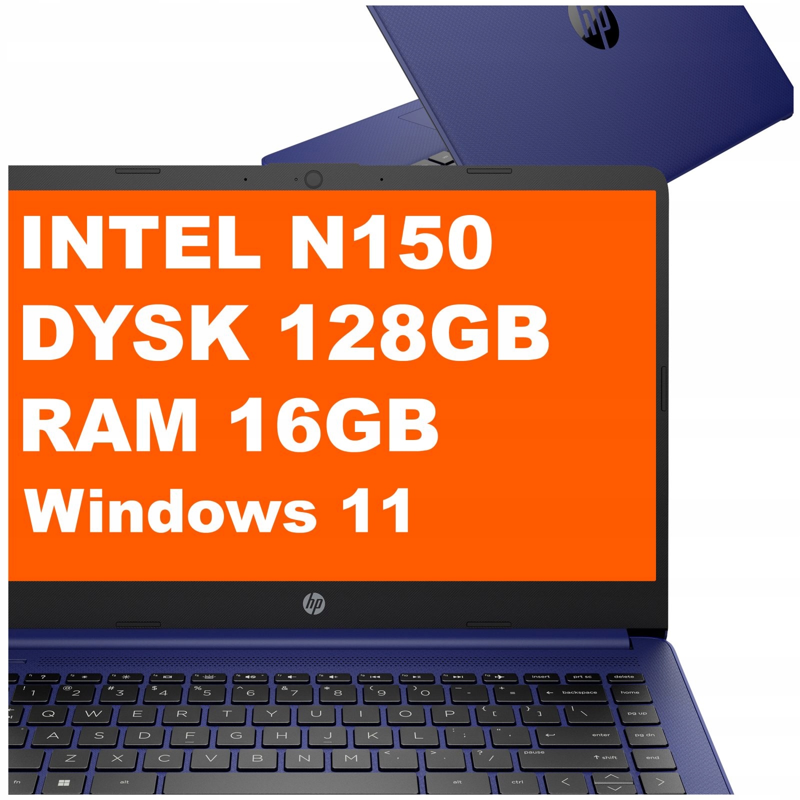 Laptop Hp 14-dq Intel N150 16GB 128GB Ufs Intel Uhd 14"HD Win 11 Fioletowy