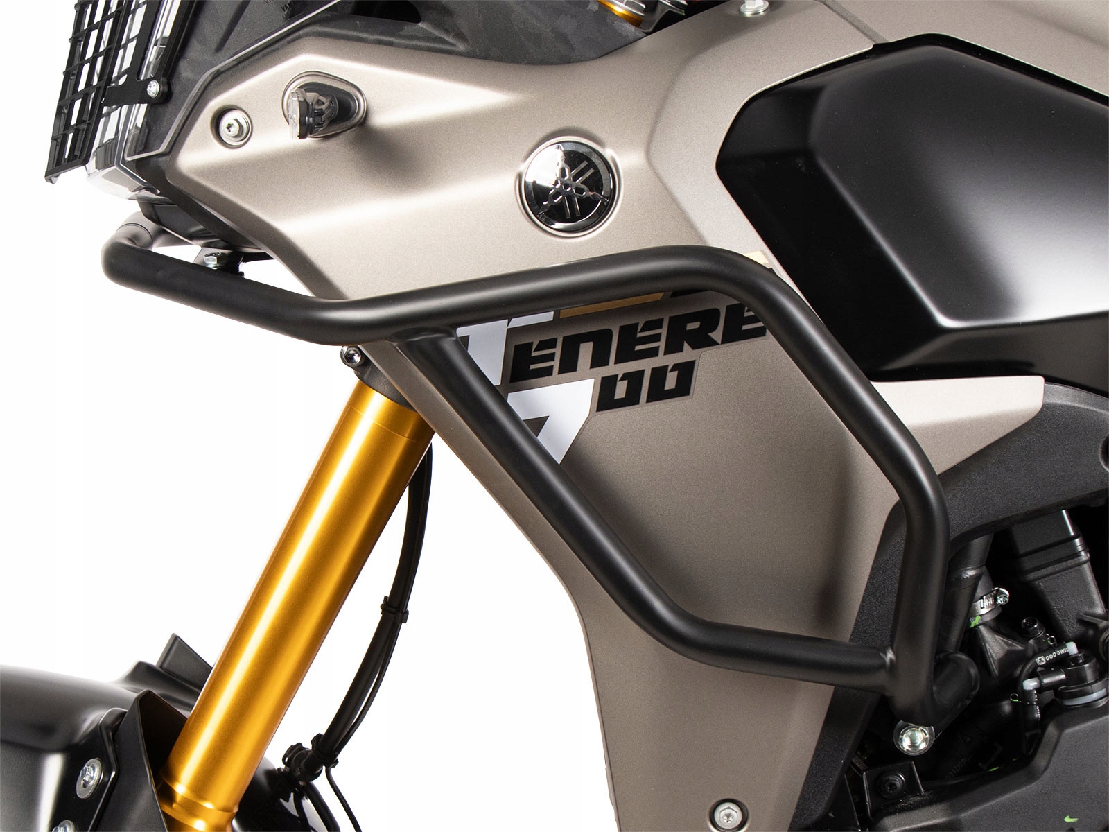 Čierna krytka nádrže pre Yamaha Ténéré 700 (2025-)