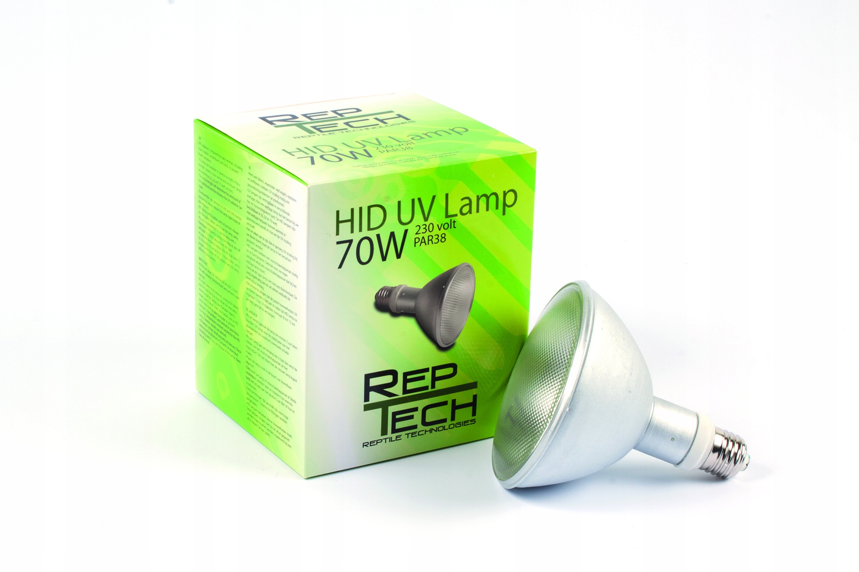 Reptech Hid Metahalogen 70W żarówka grzewcza Uvb dla agamy żółwia