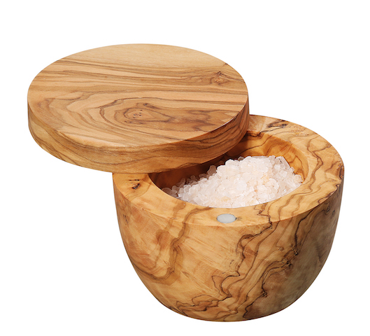 Pojemnik na sól drewno oliwne