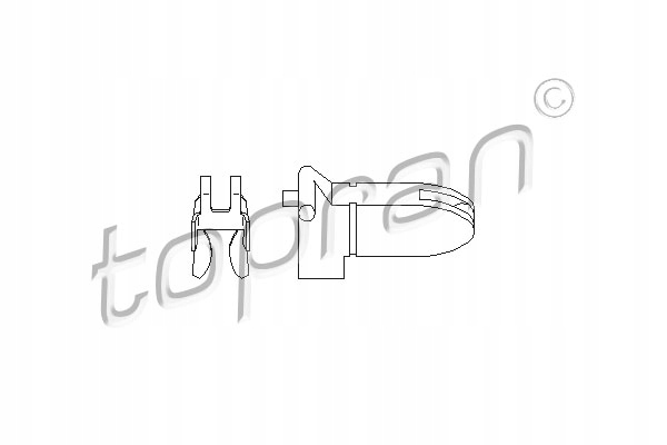 TOPRAN Mocowanie linki sprzęgła Producent części Topran