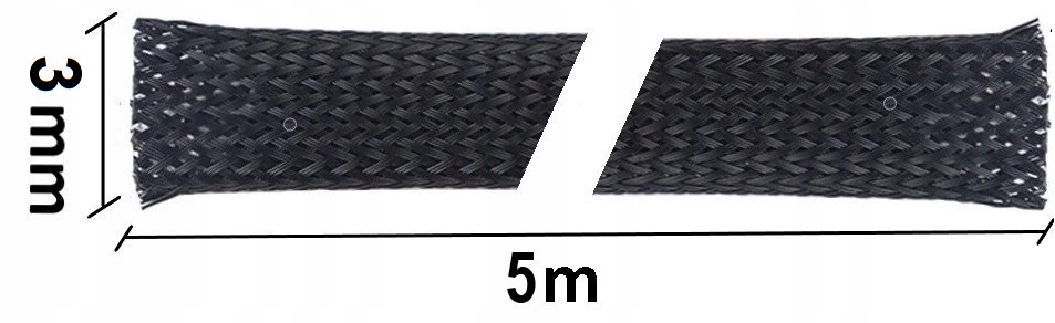 Oplot do Kabli Osłona Przewodów 1-6mm 5m Marka Inna