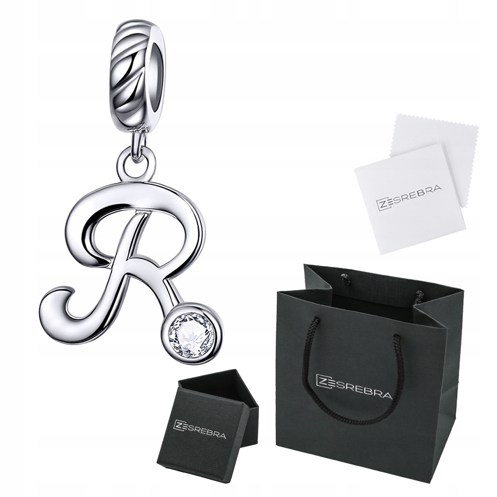

Charms Litera R do Pandora srebro 925 zawieszka