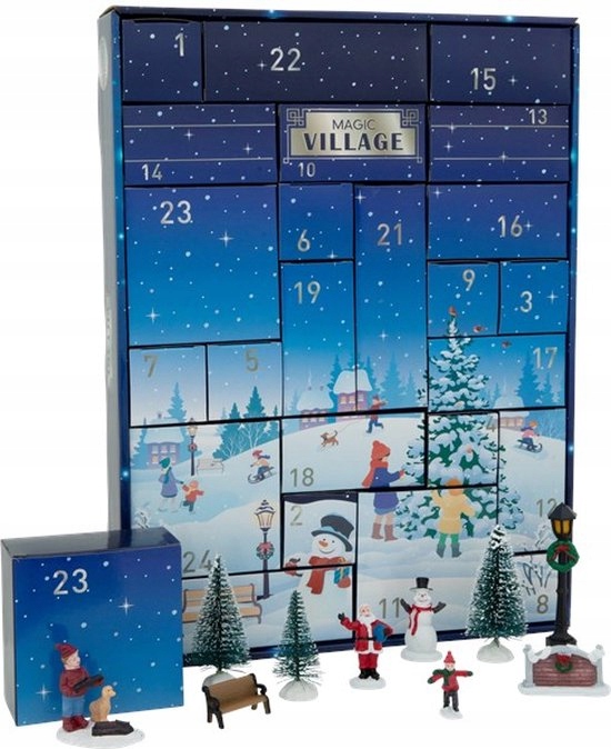 Adventní Kalendář Magic Village 24 figurek příslušenství