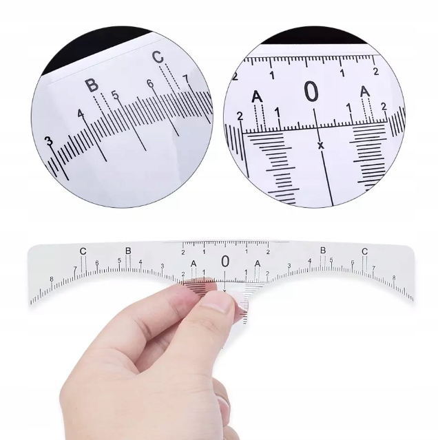 

Jednorazowa samoprzylepna miarka linijka do brwi