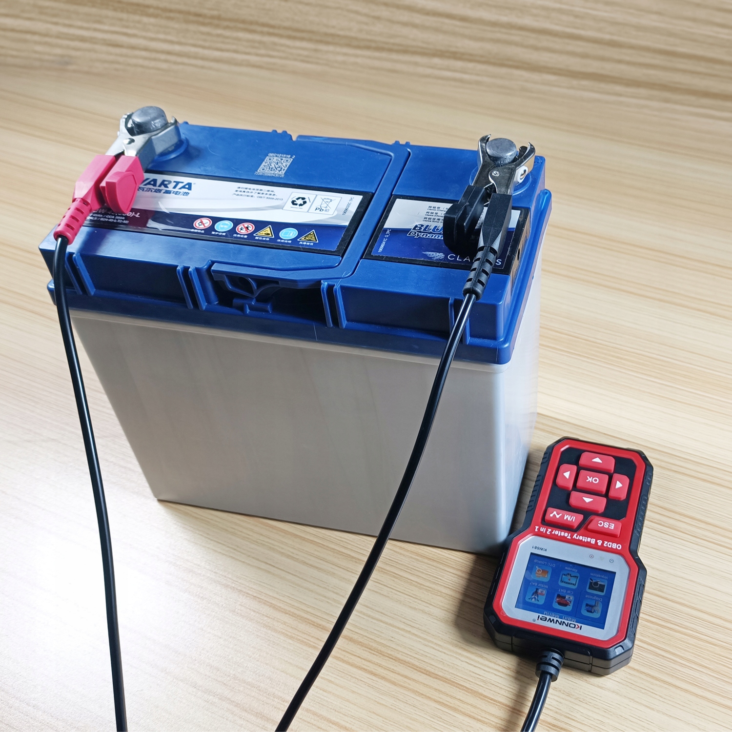 KW681 2w1 TESTER AKU 6V 12V SKANER DIAGNOSTYCZNY Producent code KW681