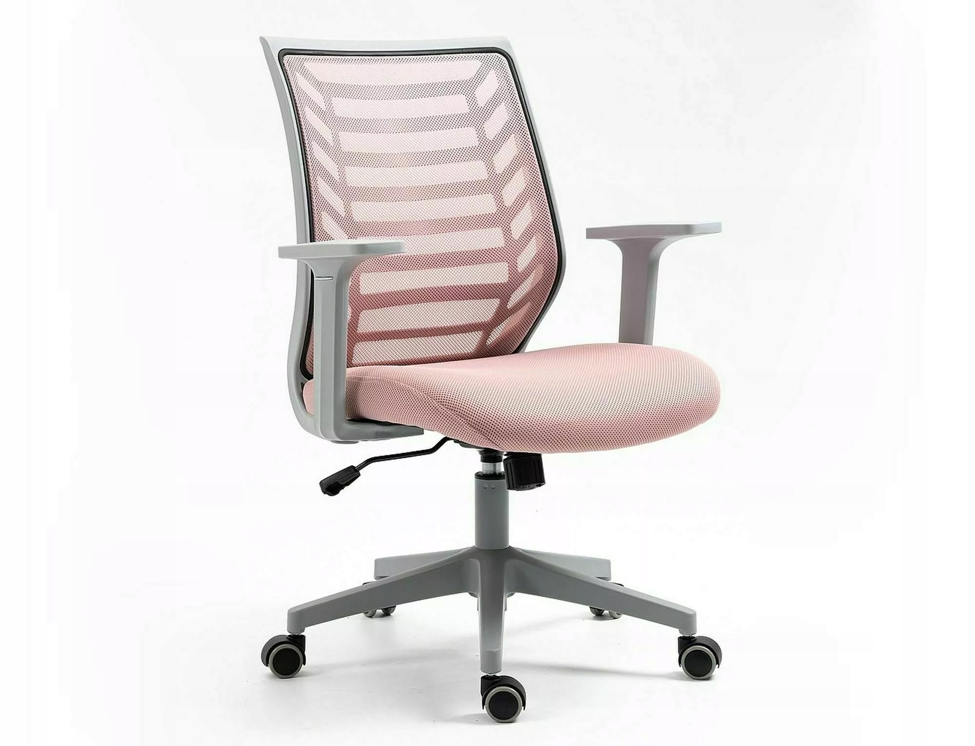 Otočné kreslo kancelárska stolička Q-320 ružová/sivá Sig