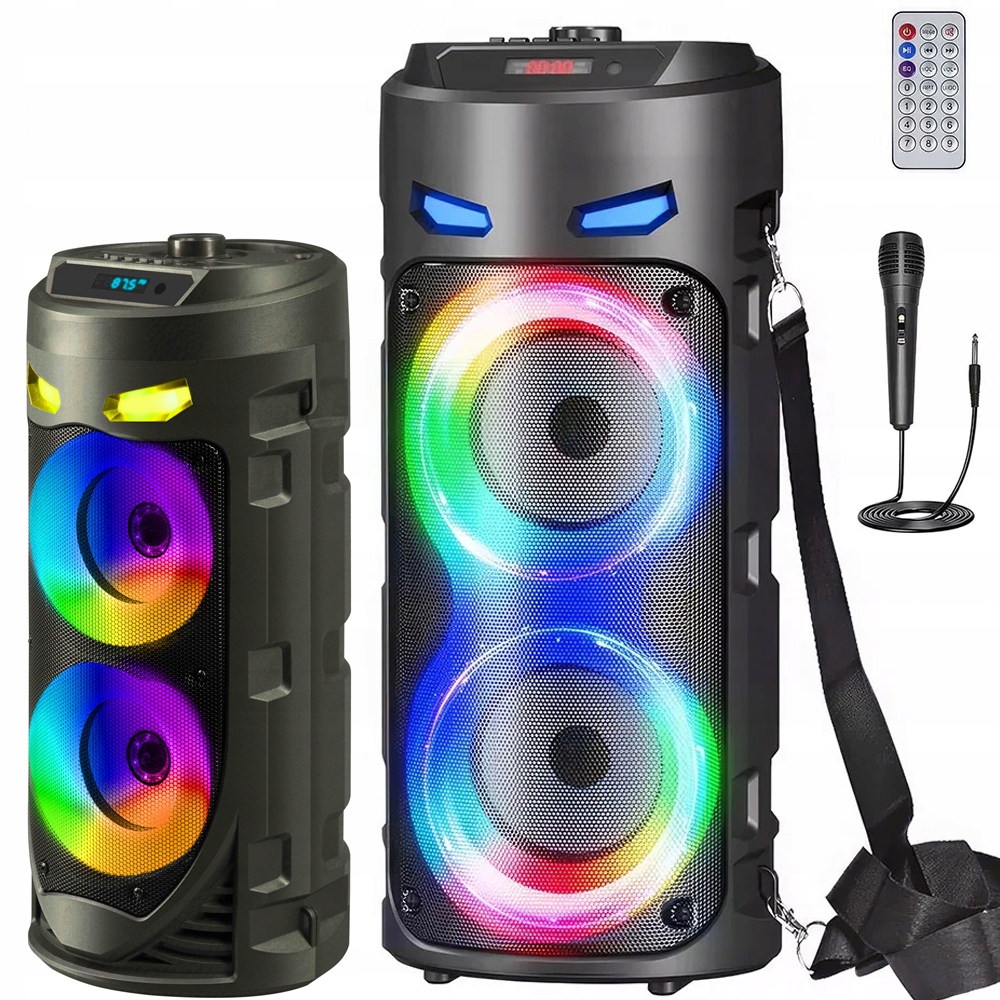 Velký Bezdrátový Mobilní Ozvučovací Reproduktor Karaoke s mikrofonem