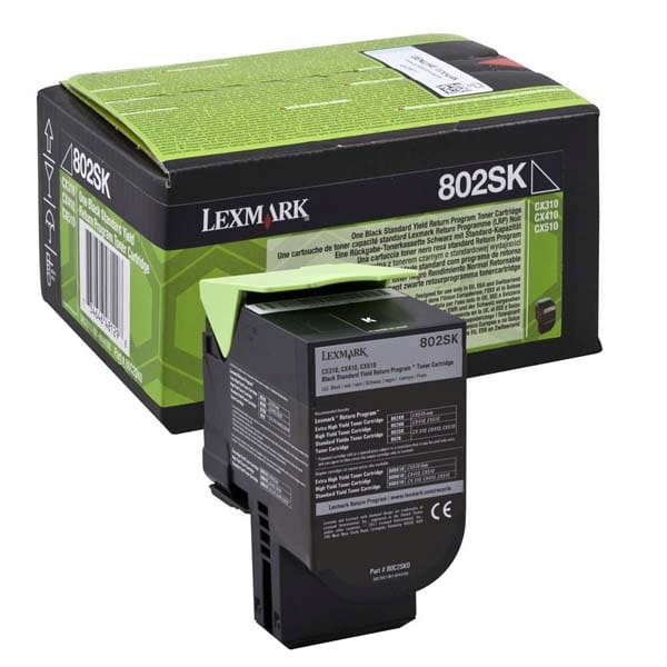 Toner Lexmark 80C2SK0 čierny (black)