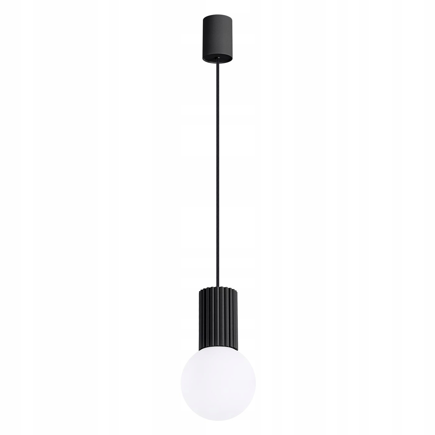 Závěsná lampa Zwis G9 kulatá černá Moderní matná Halo Sollux