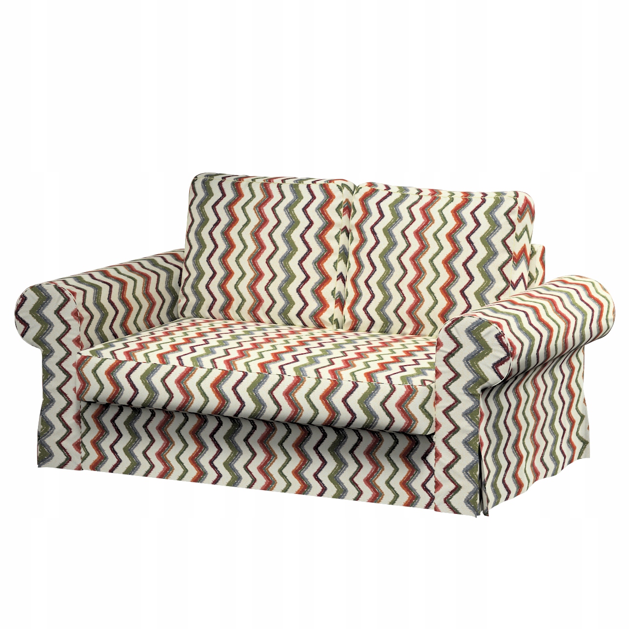 Poťah na 2-miestnu rozkladaciu pohovku Backabro Ikea, zelený