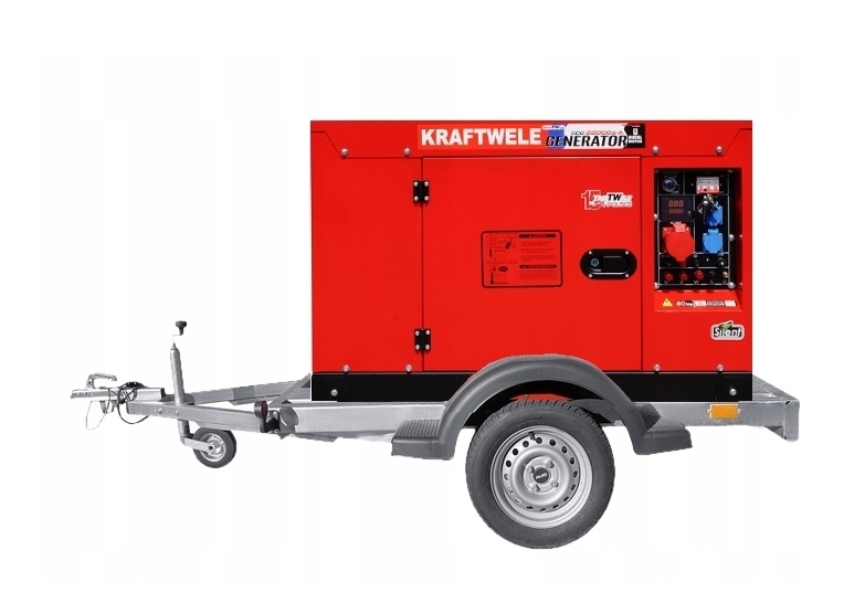 AGREGAT GENERATOR PRĄDOTWÓRCZY 22KVA PRZYCZEPA