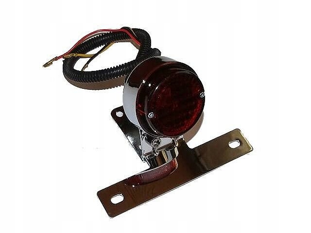 LA-087 - ЗАДНІЙ ЛІХТАР ЗАДНІЙ УНІВЕРСАЛЬНИЙ ХРОМ З ПІДСТАВКОЮ