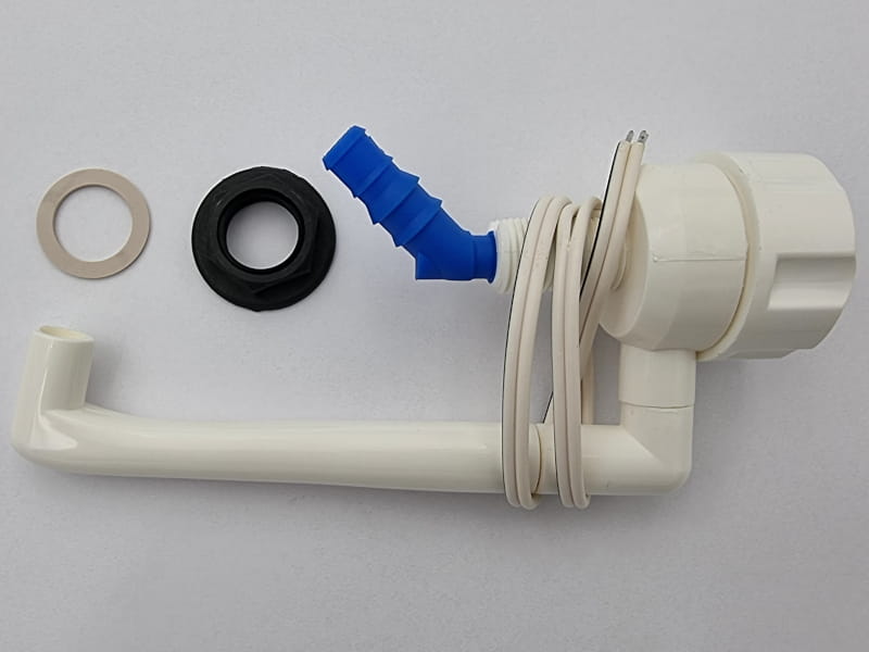 Wylewka kran do przyczepy Comet Windsor biała z mikrowyłącznikiem do zimnej Numer katalogowy części 300/159-1