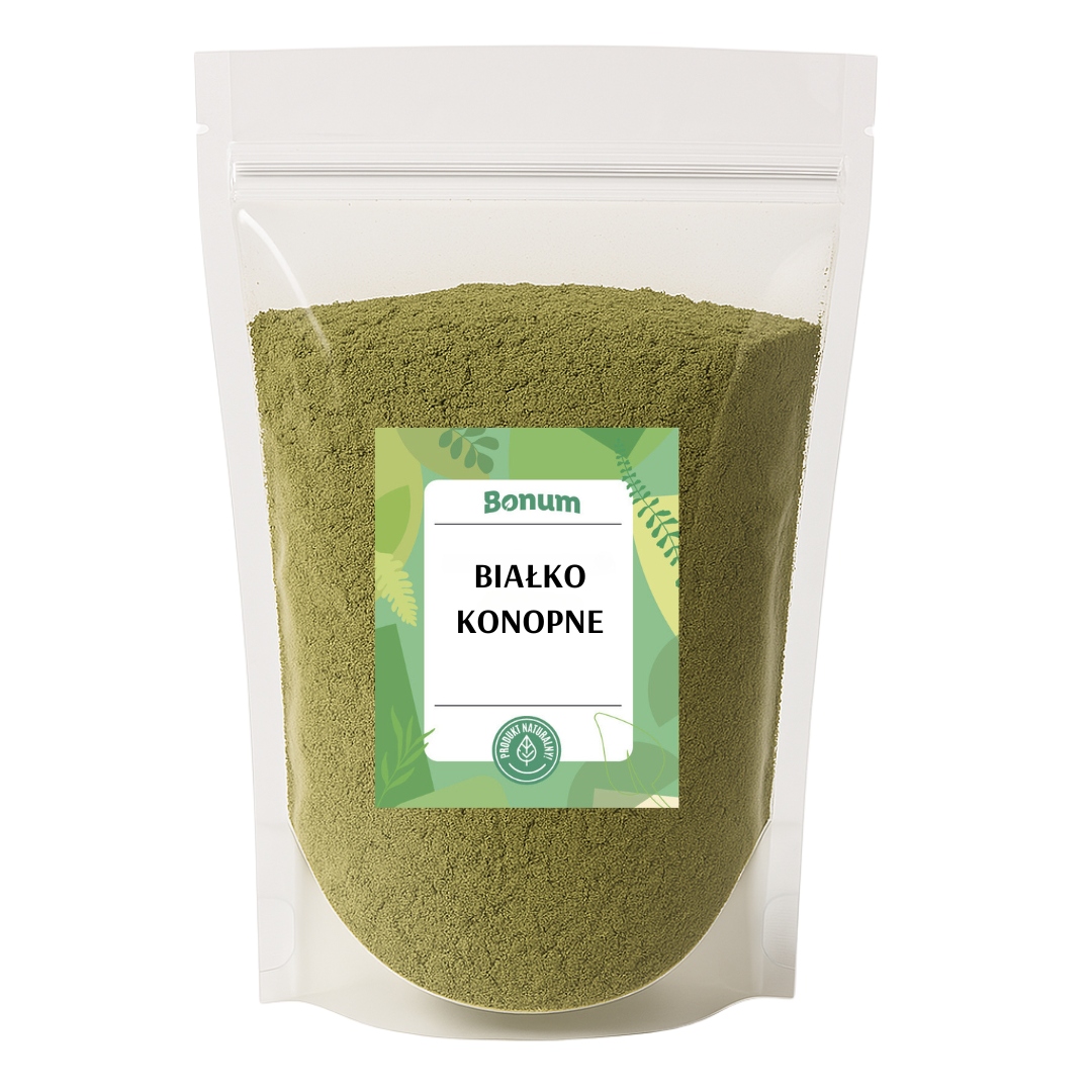 Konopný protein Přírodní rostlinný Hemp Protein v prášku Premium 1 kg Bonum