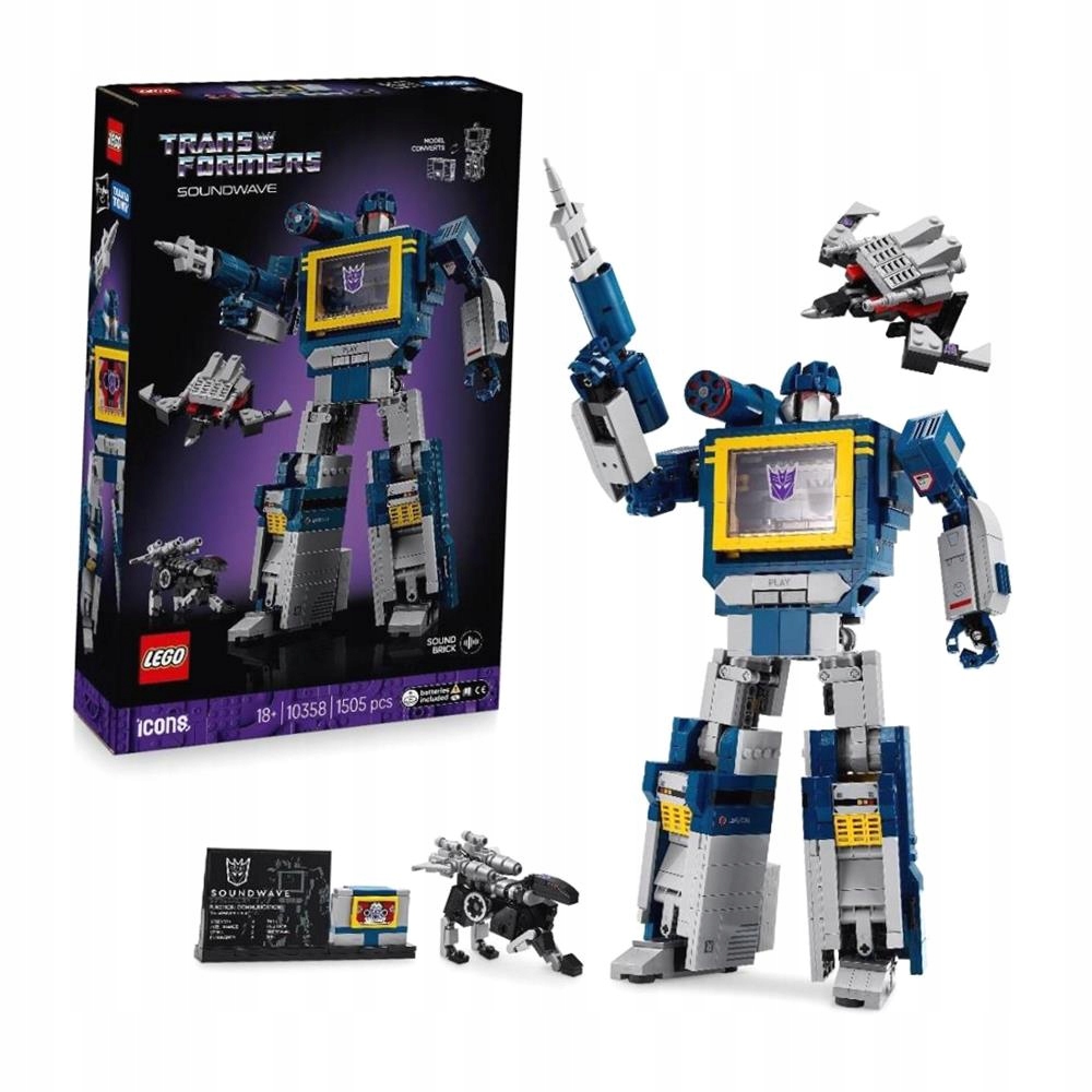 Lego (r) Icons 10358 Transformers: Soundwave