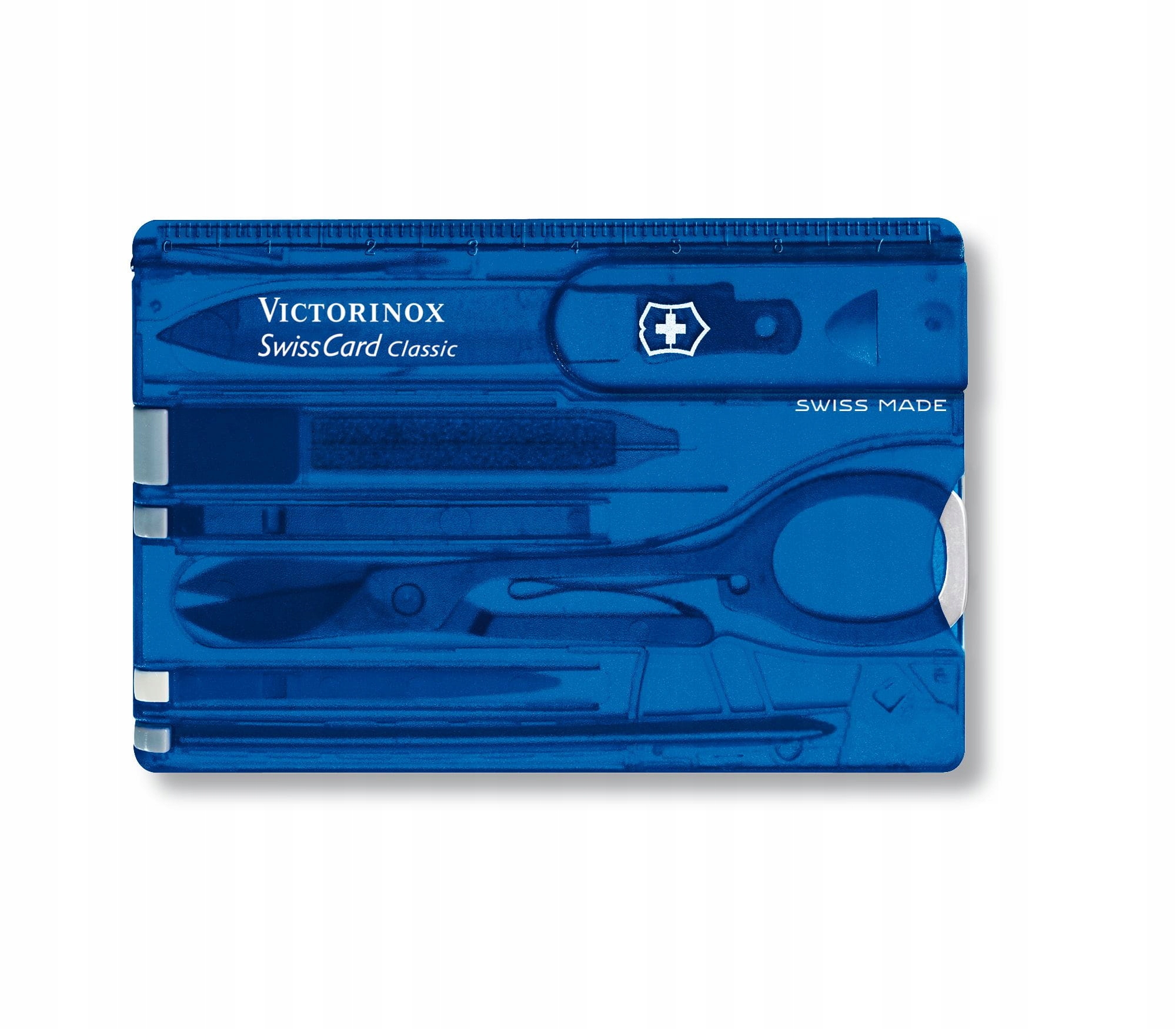 

Scyzoryk Swisscard Transparent Blue Victorinox
