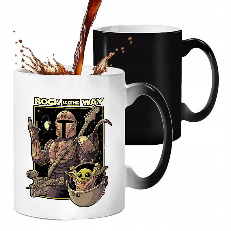 

Kubek Magiczny Czarny Matowy Wzór Baby Yoda 25