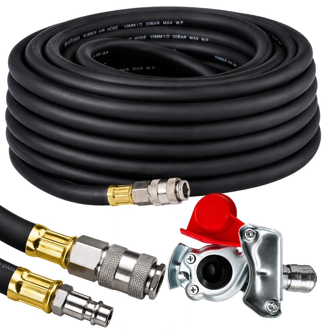 Konektor pro sluchátko Kamion, pneumatický kabel 20 m, silný pro pistoli na kola