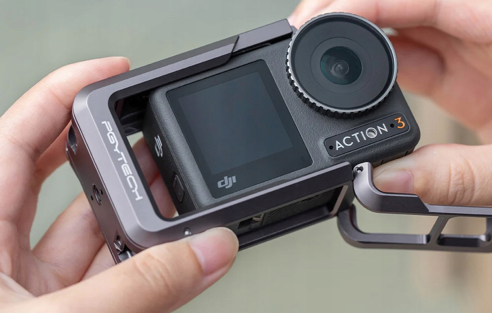 PGYTECH ALUMINIOWA OBUDOWA RAMKA OCHRONNA DO KAMERY DJI OSMO ACTION 3 / 4 Kod producenta P-42C-010